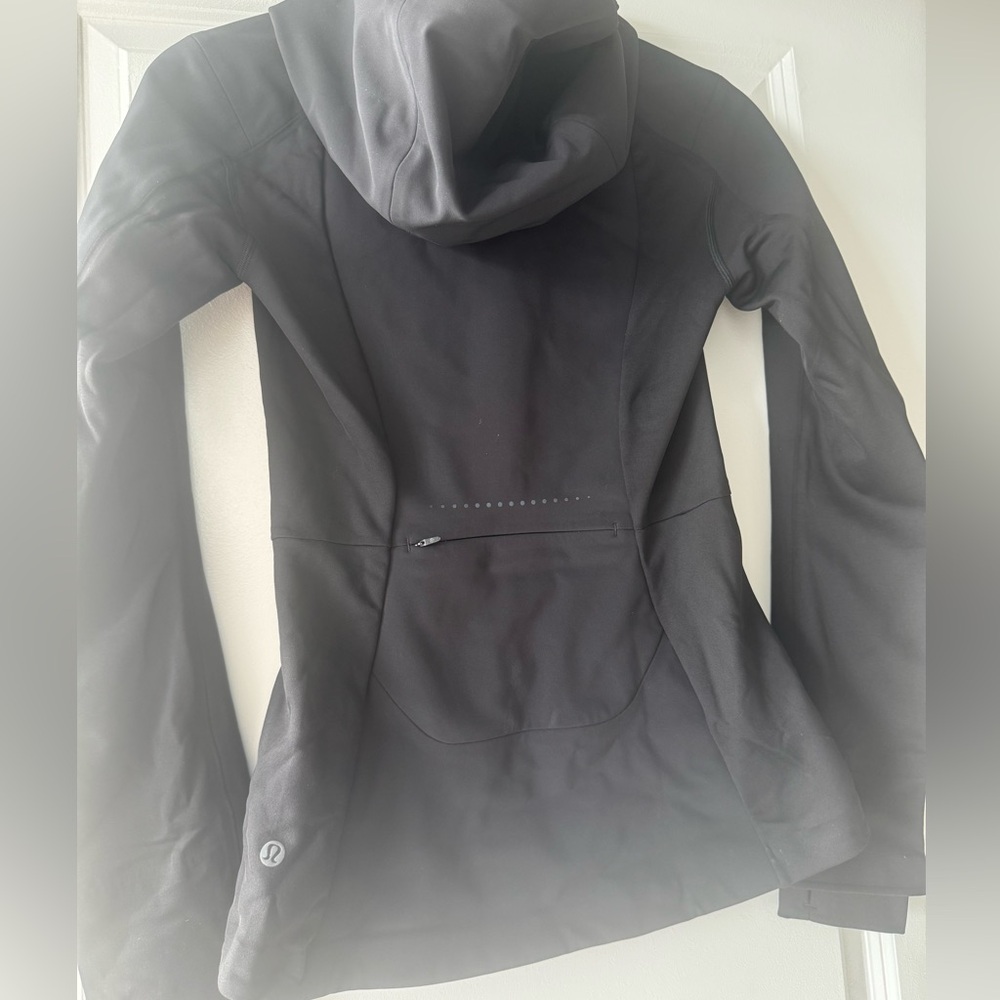 lululemon Hooded Jacket 2 black zip cross chill performance - Picture 7 of 7